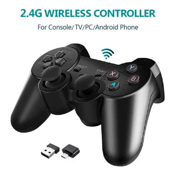 2.4 G Juhtmevaba mängukontroller Sobib PS3/PC/Android Nutitelefoni/Tabel/TV BOX Konsooli Mängu Serveri Gamepad Super Konsooli X