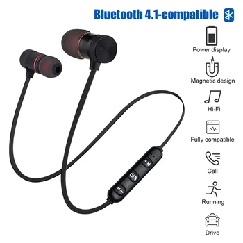 4.1 Traadita Bluetooth-ühilduvad Kõrvaklapid Fone De Ouvido Kaelus Stereo Kõrvaklapid Sport Earbuds Headset Koos Mic-Telefonid