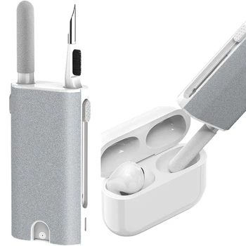 5 in 1 Cleaner Kit Earbuds Puhastus Pen Tolmu Eemaldamine Hari Airpods Pro Bluetooth Kõrvaklapid Juhul Puhastus Vahend Galaxy Bud