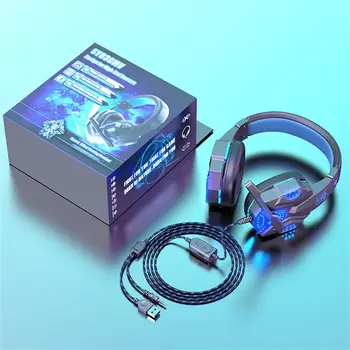 9D Juhtmega Stereo Gaming Kõrvaklapid Mikrofoniga PC Headset Gamer XBOX PS4 Arvuti Sülearvuti Telefon Mäng tarvikud