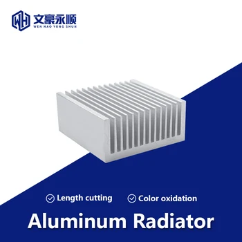 Alumiinium jahutusradiaator Kohandatud Pikkus 99×45MM Tihe Hammaste Võimendi Radiaator Profiili Soojusjuhtivuse Moodul