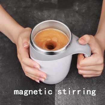Automaatne Ise Segades Magnet Kruus Roostevaba Teras Temperatuuri Erinevus Kohvi Segamise Tassi Blender Smart Mikser Termilise Cup