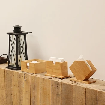 Bambusest Koe-Box Cube Fänn Kuju Joonista Paberist Salvrätik Omanik Kastid Kodus Köögis söögilaud Teenetemärgi Omanik Ladustamine
