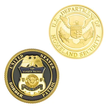 CBP Suveniiride Piirivalve US Department of Homeland Security Kogumise Kunst mälestusmünte Väljakutse Mündid