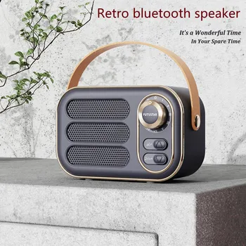 DW13 Retro Juhtmevaba Bluetooth Kõlar, Mini Kaasaskantav MP3-Mängija, Toetada TF Kaarti/U Disk Mängida, Käed-vaba Helistamine