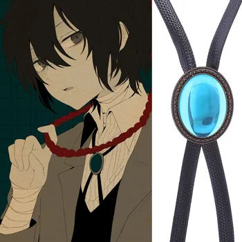 Dazai Osamu cosplay reguleeritav kikilips bolo tie mood bolo tie animatsiooni anime necktie