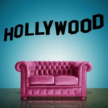 Hollywoodi Märk Seina Kleebis Magamistuba Diivan Kaasaegse Hollywoodi Tähtedega Seina Decal Elutuba Superstaar Filmi Vinüül Home Decor