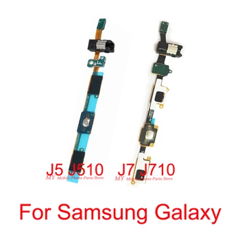 Home Nupp Earphone Jack Audio-Flex Kaabel Samsung Galaxy J5 2016 J510 J510F J7 2016 J710 J710F Varuosad