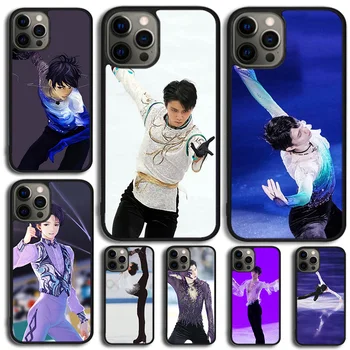 Jaapani Uisutamine Prints Yuzuru Hanyu Telefon Case For iPhone 14 SE 2020 XR, XS 11 12 13 Mini Pro MAX 7 8 Plus Galaxy S21 S22 Ultra