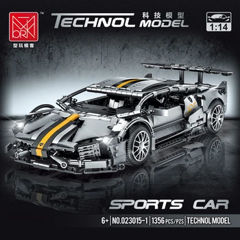 KES High-Tech Super Sport võidusõiduauto 023015 Simulatsiooni Lamborghinies ehitusplokid Mudel Tellised Komplektid Lastele Mänguasjad, Kingitused