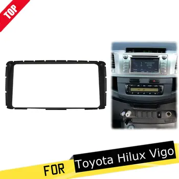 LONGSHI Double Din Refitting Trim Panel Kit Car Stereo-Radio Sidekirmega raami Toyota Hilux Vigo Fortuner 2din