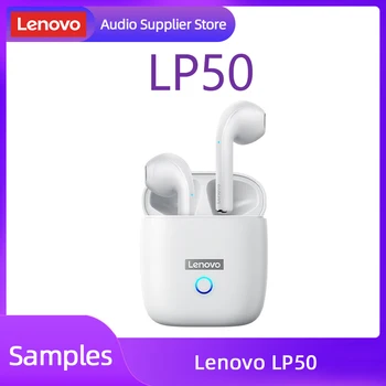 Lenovo Originaal LP50 TWS Kõrvaklapid Bluetooth-Earbuds Dual Stereo Müra Vähendamise Touch Control Pikk Ooterežiimis Kõrvaklapid