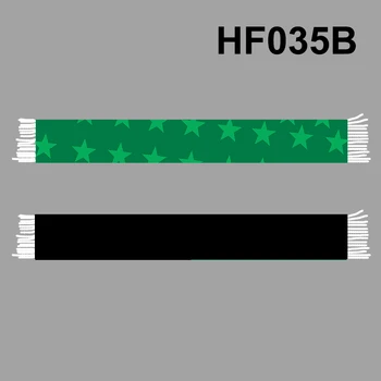 MHFC 145*18 cm Suurus Rohelised Tähed & Must Sall Topelt-ees Silmkoelised HF035B