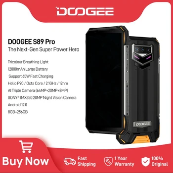 Maailma Esietendus DOOGEE S89 Pro Karm Telefon 6.3