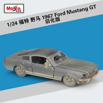 Maisto 1:24 1967. aasta Ford Mustang GT raskest sulamist auto mudel kogumise kingitus mänguasi B23