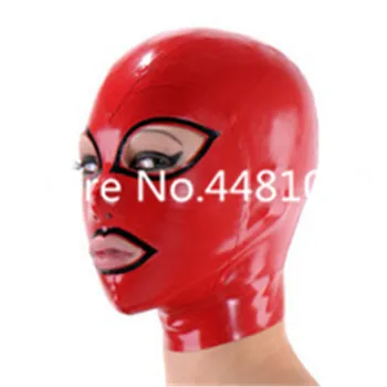 Naised Täis Peaga Lateksist Mask Kardinaid Kinnismõte Cosplay Kostüüm 
