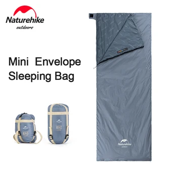 Naturehike Mini Puuvillane magamiskott Camp Ümbrik Väljas Veekindel Splicable magamiskott Tekk 680g/760g Kaasaskantavad Seadmed