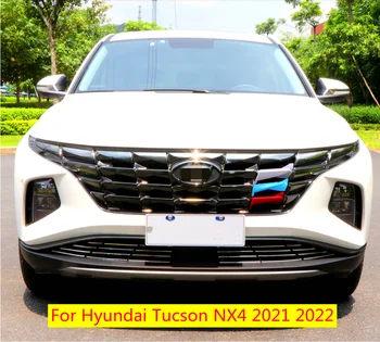 Näiteks Hyundai Tucson NX4 2021 2022 Tarvikud Plastikust Iluvõre Grill Auto Esi Kapott Iluvõre Võrku Net Riba Teenetemärgi Kate Sisekujundus