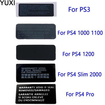 PS3 slim /PS4 slim/1000 1100/1200/ pro onsole Etikett, Kleebis Eluaseme Shell Kleebis Label Tihendid jaoks PS4 Slim vastuvõtva kleebis tihend