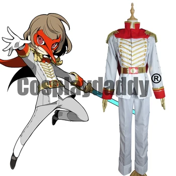 Persona 5 Phantom Vargad Südamed Goro Akechi Vares Prints Ver. Ühtne Komplekt Halloween Cosplay Kostüüm E001