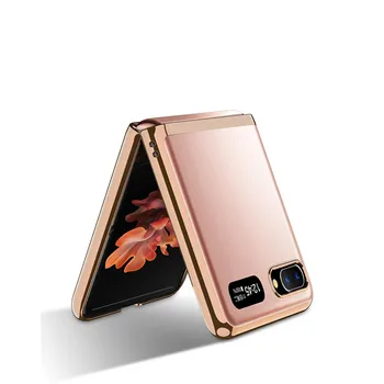 Põrutuskindel Kate Samsung Galaxy Z Klapp/F7000/F7070 Telefon Ultra-õhuke Galvaanilise Telefoni Puhul Kaitsev Kest