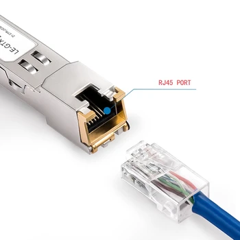 SFP Moodul RJ45 Lüliti Gbic Connector 10/100/1000 SFP Vask RJ45 SFP Moodul Gigabit Ethernet Port