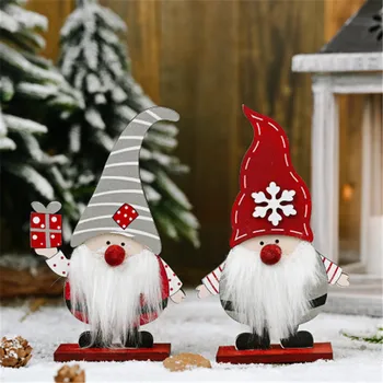 Santa Claus Puidust Käsitöö DIY jõulukaunistused Kodus Kaunistused 2022 Navidad Uus Aasta Xmas Kingitus Häid Jõule Kerst