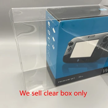 Selge, läbipaistev kast, WIIU mängukonsool Ekraan mälu PET kaitsva Box