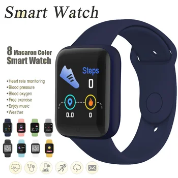 Smart Watch Macaron Värvi Meeste Kõne Meeldetuletusega, Südame Löögisagedus, vererõhk Järelevalve Täieliku Puutetundliku Ekraani Operatsiooni Daamid Käevõru