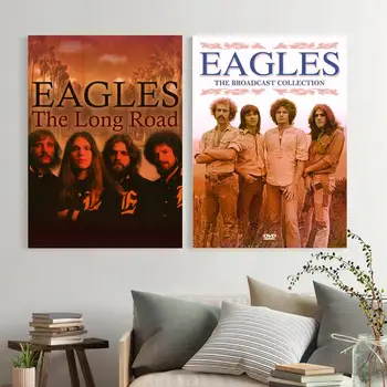 The_Eagles Bänd Lõuend Kunsti Plakat ja Seina Art Pilt Prindi Moodne Perekond magamistuba Decor Plakatid