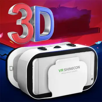 VR SHINECON Kiiver 3D Prillid Virtuaalne Reaalsus Nutitelefoni Nutikas Telefon Peakomplekti Kaitseprillid Casque Wirth Viar Binoklid Video Mängu