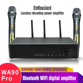 WA90 Pro Bluetooth-5.0 hifi Võimendi ess9023DAC dekooder TPA3251 175W*2 suure võimsusega muusika Võimendi NE5532 op amp KTV kodu mix