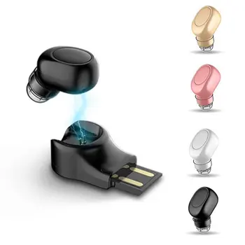 X11 Mini Bluetooth-ühilduvad Kõrvaklapid, In-Ear Kõrvaklapid, Traadita Magnet USB Laadija Baasi Kuular koos Mic Telefon Tahvelarvuti