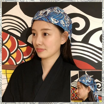 köök headscarf Koka müts Jaapani restoran vormirõivad, sushi kokk ühise Põllumajanduspoliitika Unisex köök töökohtade Jaapani sushi müts