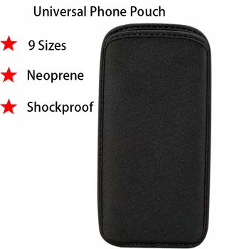 must Universaalne mobiiltelefoni kott juhul,Nutitelefoni Neopreenist pehme kaas põrutuskindel Google jaoks Huawei jaoks ZTE kott