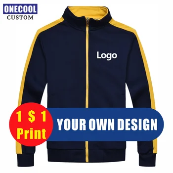 Õhuke Lukuga Jakk Custom Logo Print Isiklik Disain Pilt Tikandid Ettevõtte Brändi Mood Jope ONECOOL 2021